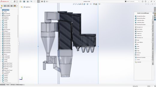 Maxau造纸厂焚烧炉锅炉模型3D缩略图